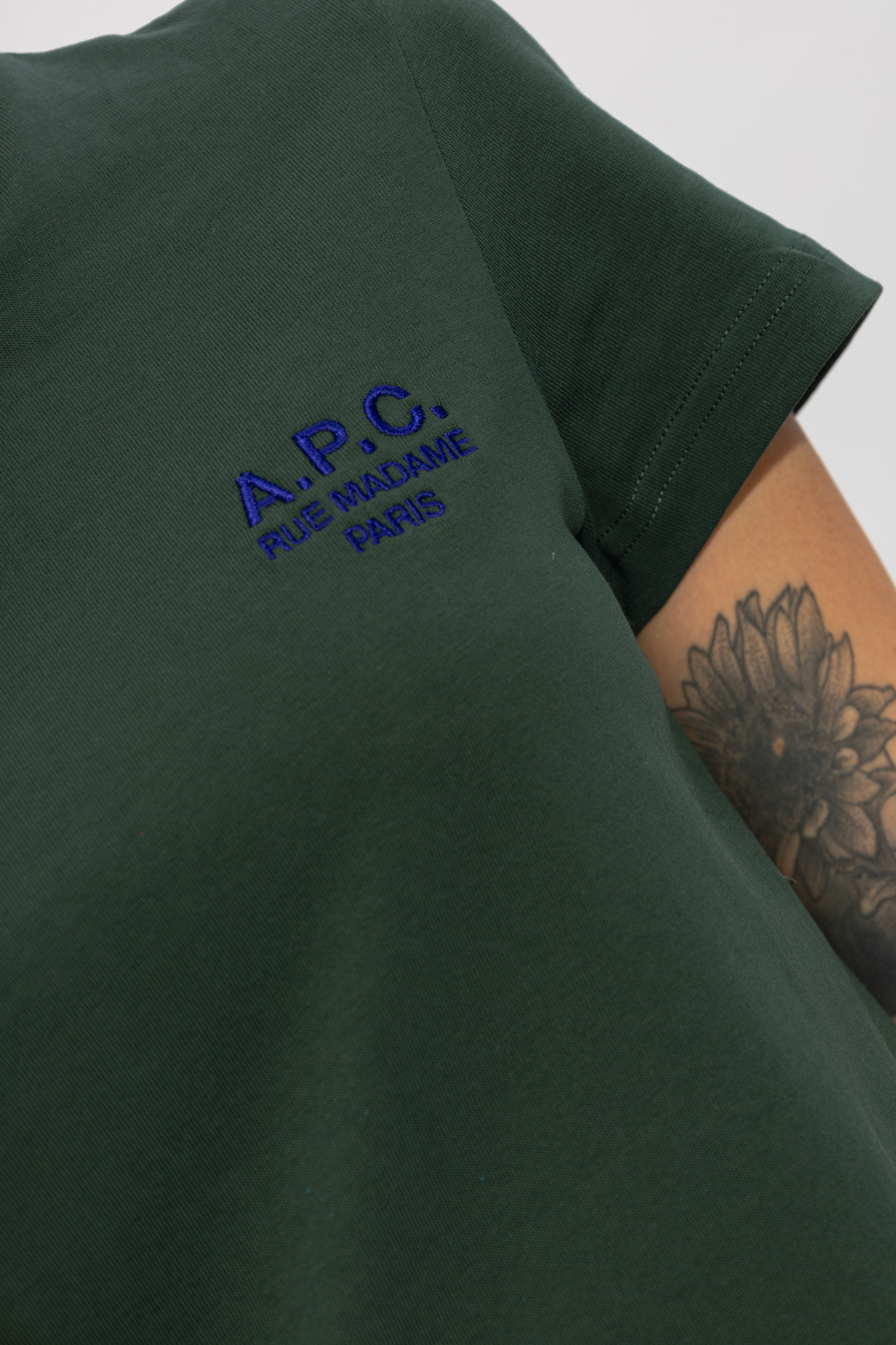 Green 'Denise' T-shirt with logo A.P.C. - Vitkac Canada